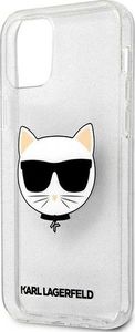 Karl Lagerfeld Karl Lagerfeld KLHCP12LCHTUGLS iPhone 12 Pro Max 6,7" srebrny/silver hardcase Glitter Choupette 6