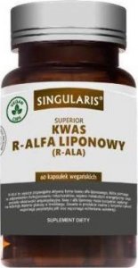 Singularis-Herbs Singularis, Kwas R-Alfa Liponowy, 60 kapsułek - Długi termin ważności! 1