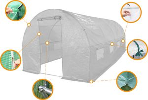 Dollo Tunel foliowy ogrodowy na warzywa 2.5x4 m 6