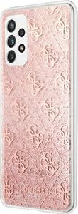 Guess Etui Guess GUHCA72PCU4GLPI Samsung Galaxy A72 różowy/pink hard case 4G Glitter 2