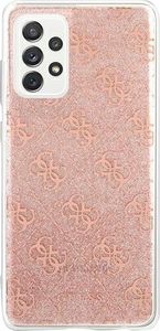 Guess Etui Guess GUHCA72PCU4GLPI Samsung Galaxy A72 różowy/pink hard case 4G Glitter 3