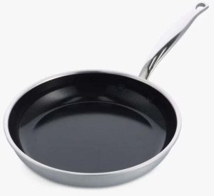 Patelnia Green Pan Patelnia stal nierdzewna, 24cm, srebrna, 1szt, Premiere, z powłoką ceramiczną, Green Pan 2