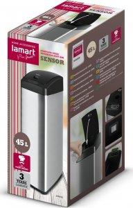 Kosz na śmieci Lamart LT8049 KOSZ BEZDOTYK. 45L SENSOR LAMART 6