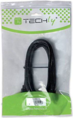 Kabel Techly HDMI - DVI-D 1.8m czarny (304611) 4