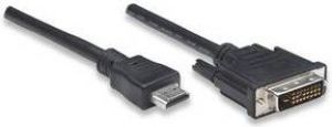 Kabel Techly HDMI - DVI-D 1.8m czarny (304611) 5