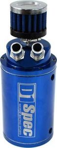 D1Spec_D Oil catch tank 0.7L 9mm / 15mm D1Spec Blue + Filtr 1