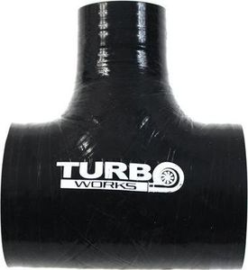 TurboWorks Łącznik T-Piece TurboWorks Black 70-9mm 1