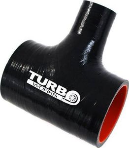 TurboWorks Łącznik T-Piece TurboWorks Pro Black 76-9mm 1