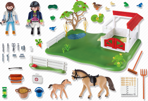Playmobil Wybieg dla koni z boksem (6147) 3