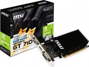 Karta graficzna MSI GeForce GT 710 Low Profile 2GB DDR3 1