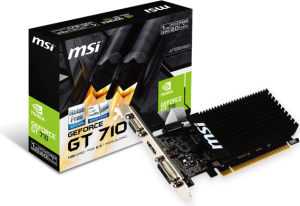 Karta graficzna MSI GeForce GT 710 Low Profile 1GB DDR3 (GT 710 1GD3H LP) 1