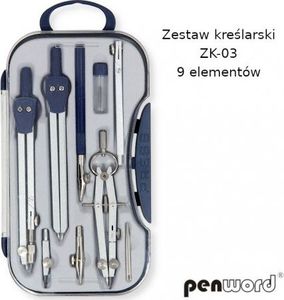 Penword Zestaw kreślarski PENWORD ZK-03 9 elementów Penword TARGI 1