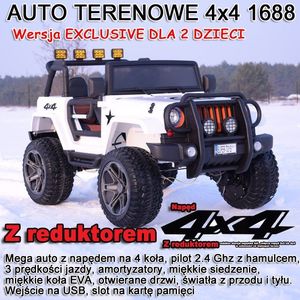 Lean Sport Auto na Akumulator S2388 Jeep Czarny 12