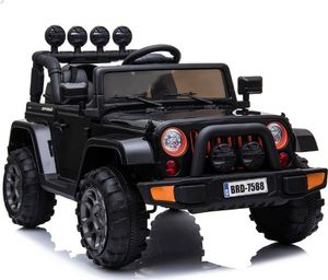 Import SUPER-TOYS MEGA JEEP FULLTIME, NAPĘD 4X4, 1X12V ,WOLNY START/ MIĘKKIE KOŁA, FUNKCJA BUJANIAEXCLUSIVE/7588 1