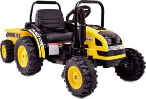 Import SUPER-TOYS MEGA TRAKTOR Z PRZYCZEPĄ. MIĘKKIE SIEDZENIE, PILOT, RADIO FM/HL388 1