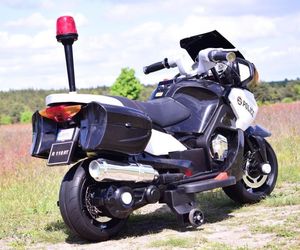 Import SUPER-TOYS NAJWIĘKSZY SUPER SZYBKI MOTOR ŚCIGACZ POLICYJNY 118, MIĘKKIE KOŁA, MIĘKKIE SIEDZENIE, GAZ W RĄCZCE, HAMULEC /HZB118 15