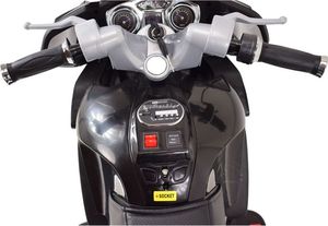 Import SUPER-TOYS NAJWIĘKSZY SUPER SZYBKI MOTOR ŚCIGACZ POLICYJNY 118, MIĘKKIE KOŁA, MIĘKKIE SIEDZENIE, GAZ W RĄCZCE, HAMULEC /HZB118 18