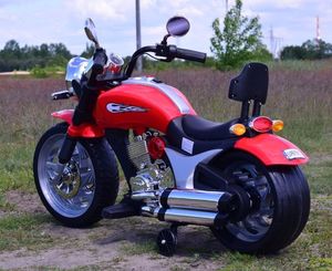 Import SUPER-TOYS MEGA MOTOR CHOPPER, GAZ W MANETCE, MIĘKKIE SIEDZENIE/BLF916 20