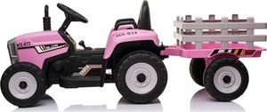 Import SUPER-TOYS SUPER TRAKTOR BLOW - NA AKUMULATOR Z PRZYCZEPĄ, MIĘKKIE KOŁA, MIEKKIE SIEDZENIE, PILOT/XMX611 4