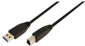 Kabel USB LogiLink USB-A - 3 m Czarny (CU0025) 1