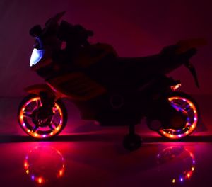 Import SUPER-TOYS MOTOR ŚCIGACZ POWER168 - PIERWSZY MOTOREK DLA DZIECKA, ŚWIECĄCE KOŁA, /X168 16