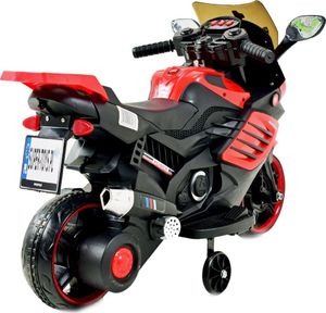Import SUPER-TOYS MOTOR ŚCIGACZ POWER168 - PIERWSZY MOTOREK DLA DZIECKA, ŚWIECĄCE KOŁA, /X168 5