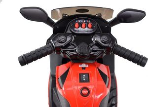 Import SUPER-TOYS MOTOR ŚCIGACZ POWER168 - PIERWSZY MOTOREK DLA DZIECKA, ŚWIECĄCE KOŁA, /X168 10