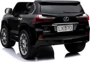 Import SUPER-TOYS LEXUS LX-570 LAKIER, MIĘKKIE KOŁA, MIĘKKIE SIEDZENIE, PEŁNA OPCJA 2X12V/LX570 9