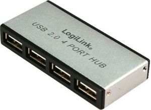HUB USB LogiLink 4x USB-A 2.0 (UA0003) 1