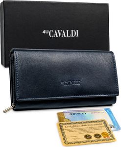 4U Cavaldi Piękny, duży, skórzany portfel damski z RFID Cavaldi 1