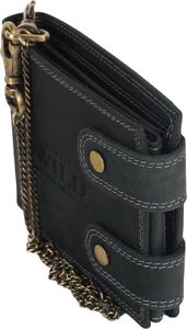 Always Wild Portfel męski skórzany z łańcuchem i z RFID Always Wild 3