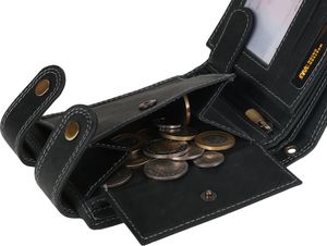 Always Wild Portfel męski skórzany z łańcuchem i z RFID Always Wild 7