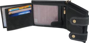 Always Wild Portfel męski skórzany z łańcuchem i z RFID Always Wild 8