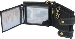 Always Wild Portfel męski skórzany z łańcuchem i z RFID Always Wild 9