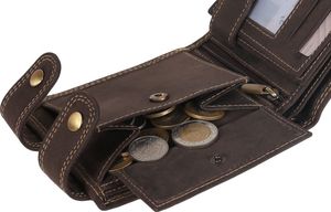 Always Wild Portfel męski skórzany z łańcuchem i z RFID Always Wild 9