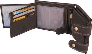 Always Wild Portfel męski skórzany z łańcuchem i z RFID Always Wild 10