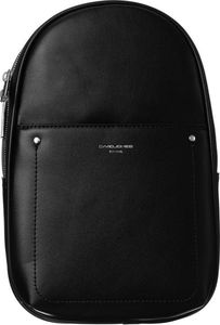 David Jones Oryginalny miejski plecaczek na jedno ramię ze skóry ekologicznej - David Jones 2