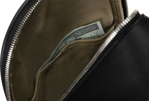 David Jones Oryginalny miejski plecaczek na jedno ramię ze skóry ekologicznej - David Jones 4