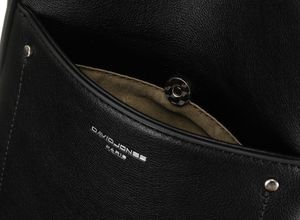 David Jones Oryginalny miejski plecaczek na jedno ramię ze skóry ekologicznej - David Jones 5