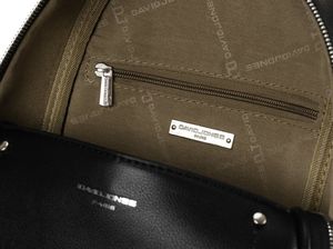 David Jones Oryginalny miejski plecaczek na jedno ramię ze skóry ekologicznej - David Jones 6