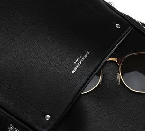 David Jones Oryginalny miejski plecaczek na jedno ramię ze skóry ekologicznej - David Jones 8