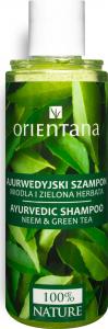 Orientana Ajurwedyjski szampon do włosów NEEM I ZIELONA HERBATA 210ml 1