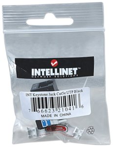 Intellinet Network Solutions Moduł keystone Cat.5e, UTP, RJ45, zaciskany, czarny (210416) 3