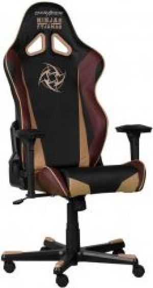 Fotel DXRacer Ninjas In Pyjamas, Czarno-brązowy (OH/RF126/NCC/NIP) 1