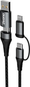 Kabel USB Dudao USB-A - Lightning 1 m Szary (Dudao) 2