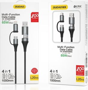 Kabel USB Dudao USB-A - Lightning 1 m Szary (Dudao) 5