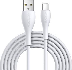 Kabel USB Joyroom USB-A - USB-C 1 m Biały (6941237136572) 1