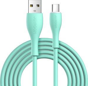 Kabel USB Joyroom USB-A - USB-C 1 m Zielony (6941237136589) 1
