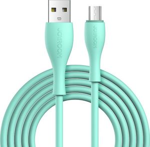 Kabel USB Joyroom USB-C - microUSB 1 m Zielony (6941237136619) 1