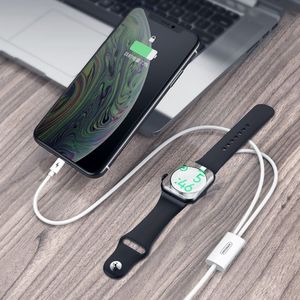 Ładowarka Joyroom Joyroom 2W1 Bezprzewodowa Ładowarka Qi Do Apple Watch / Kabel Usb - Lightning 1,5 M Biały (S-Iw002S) 3